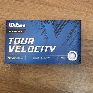 WILSON 2025 TOUR VELOCITY ACCURACY GOLF BALLS / 15 BALL PACK / MULTIBUY DEALS